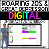 Roaring 20s and Great Depression Digital Interactive Notebook