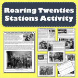 Roaring Twenties (1920s) Stations Activity (Print and Digi