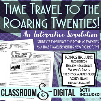Preview of Roaring Twenties Simulation "Time Travel" to the 1920s
