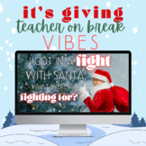 Roast the Teacher Fun Christmas & Holiday Activity for Mid