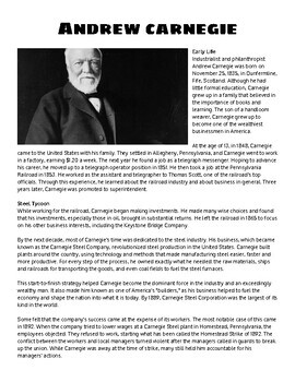 Andrew carnegie robber baron or captain of industry essay