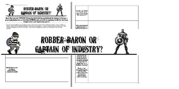 Robber Barons Or Captains Of Industry Worksheet