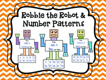 Preview of Robby the Robot - Number Patterns Craftivity