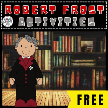 Preview of Robert Frost Activities, Biography , Fun National Poetry Month Activity