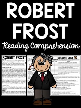 Poet Robert Frost Biography Reading Comprehension Worksheet Poetry