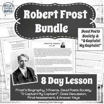 Preview of Robert Frost Poems BUNDLE