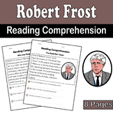 Robert Frost Reading Comprehension for K-2 | National Poet
