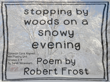 poem stopping by the woods