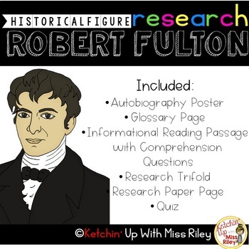 Preview of Robert Fulton Research Packet