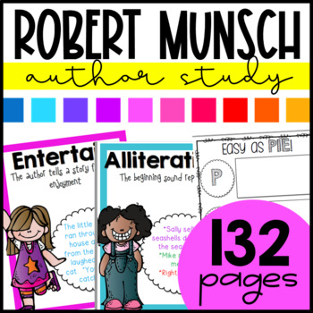 Robert Munsch Author Study By Just Reed Teachers Pay Teachers