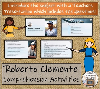 Roberto Clemente - 5th Grade & 6th Grade Close Reading Activity | TpT