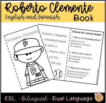 Preview of Roberto Clemente Bilingual Dual Languege ESL