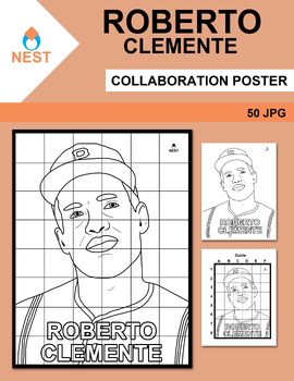 Roberto Clemente Collaboration Poster, Afro-Latino