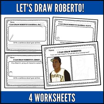 Roberto Clemente Reading Comprehension Passages and Questions Timeline  Vocabular