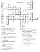 Robin Hood Crossword vocabulary Crossword by Northeast Education