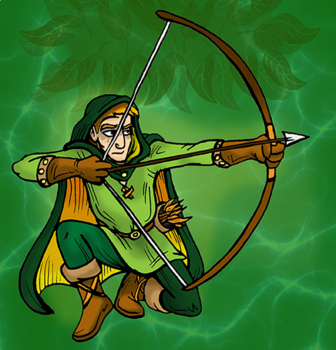 Preview of Robin Hood the Outlaw (Reader's Theater Script-Story)