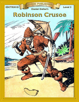 Preview of Robinson Crusoe Novel Study - Cloze Reading Comprehension Questions - Inference