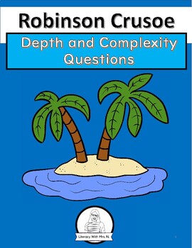 Preview of Robinson Crusoe Depth and Complexity Questions