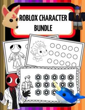 Preview of Roblox CHARACTER BUNDLE Behavior Charts Adopt Me Rainbow Friends