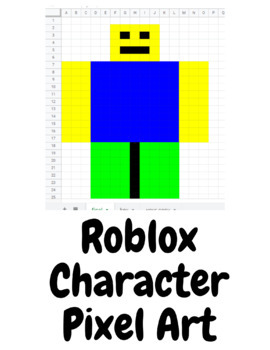 Roblox logo pixel art