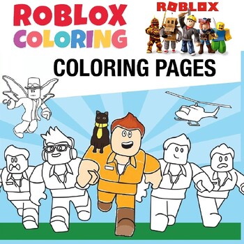 Roblox Coloring Pages for Kids, Girls, Boys - Roblox Characters Coloring  Posters