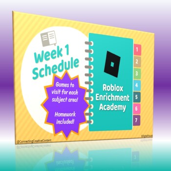 Preview of Roblox Enrichment Activity:  Virtual/Independent Learning