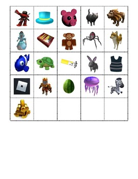 Roblox Letters and Sounds Chart and Cards by Sharon is Carin