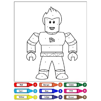 Roblox Color By Letters Worksheets I End of The Year Coloring Pages  Activities