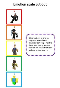 Roblox Inspired Numbered Emotion Scale By Autismvisualsshop Tpt - original roblox character scale