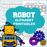 Robot Alphabet Printables
