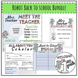 Robot Back to School Packet