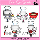 Robot Chefs Clip Art - Robots Clip Art for Personal or Com