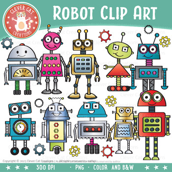 Preview of Robot Clipart