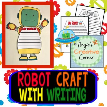 Preview of Robot Craft with Writing