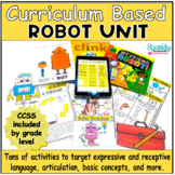 Robot Curriculum Based Thematic Speech Language Articulati