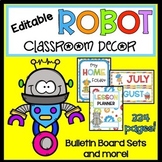 Robot Editable Classroom Decor Set