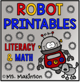 Robot Printables - Literacy & Math