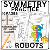 Robot Symmetry Drawing - Early Finishers Robot Themed Fun 