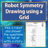 Robot Symmetry Drawing using a Grid