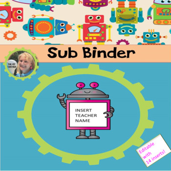 Preview of Robot Themed Sub Binder