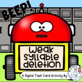 Robot Weak Syllable Deletion: Phonological Process Boom Ca
