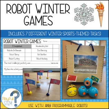 Preview of Robot Winter Games: Winter Sports Robotics STEM Challenges!
