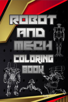 Preview of Robot and Mech Coloring Pages