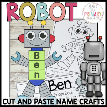 Preview of Robot name craft | Robot craft