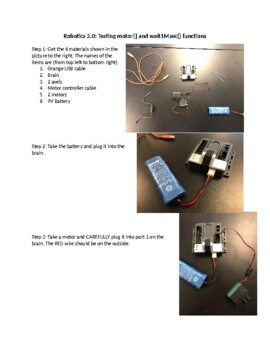 Preview of RobotC Programming Introduction Lab