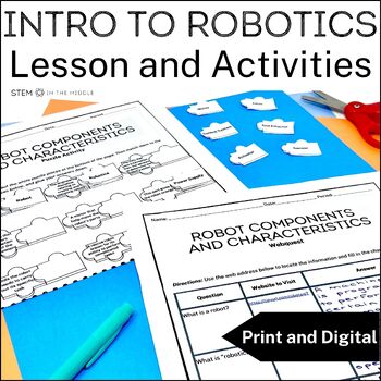 Preview of Introduction to Robotics Lesson and Activities for Middle School Robotics STEM