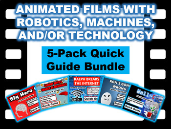 Preview of Robotics, Machines, & Technology - 5-Pack Bundle - 5 Quick Guides w/Answer Keys