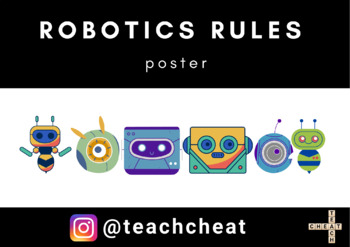 Preview of Robotics Rules Poster
