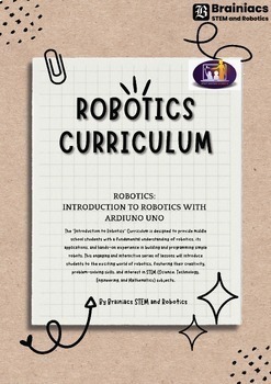 Preview of Robotics with Arduino Curriculum
