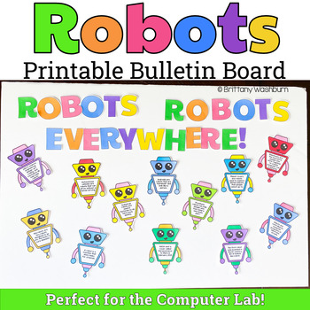 Preview of Robots Bulletin Board for the Computer Lab